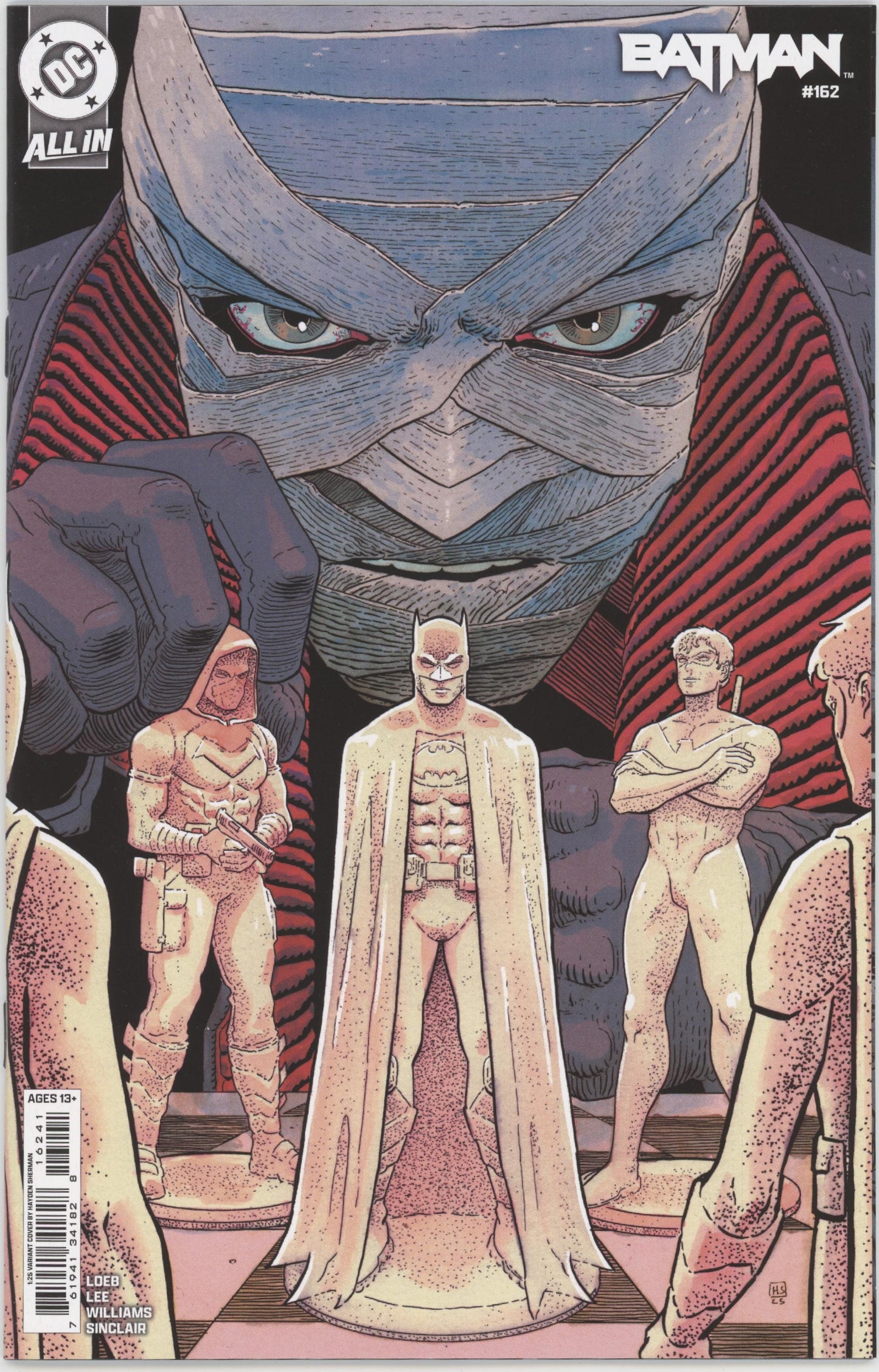 Batman #162 Cover G 1 in 25 Hayden Sherman Card Stock Variant