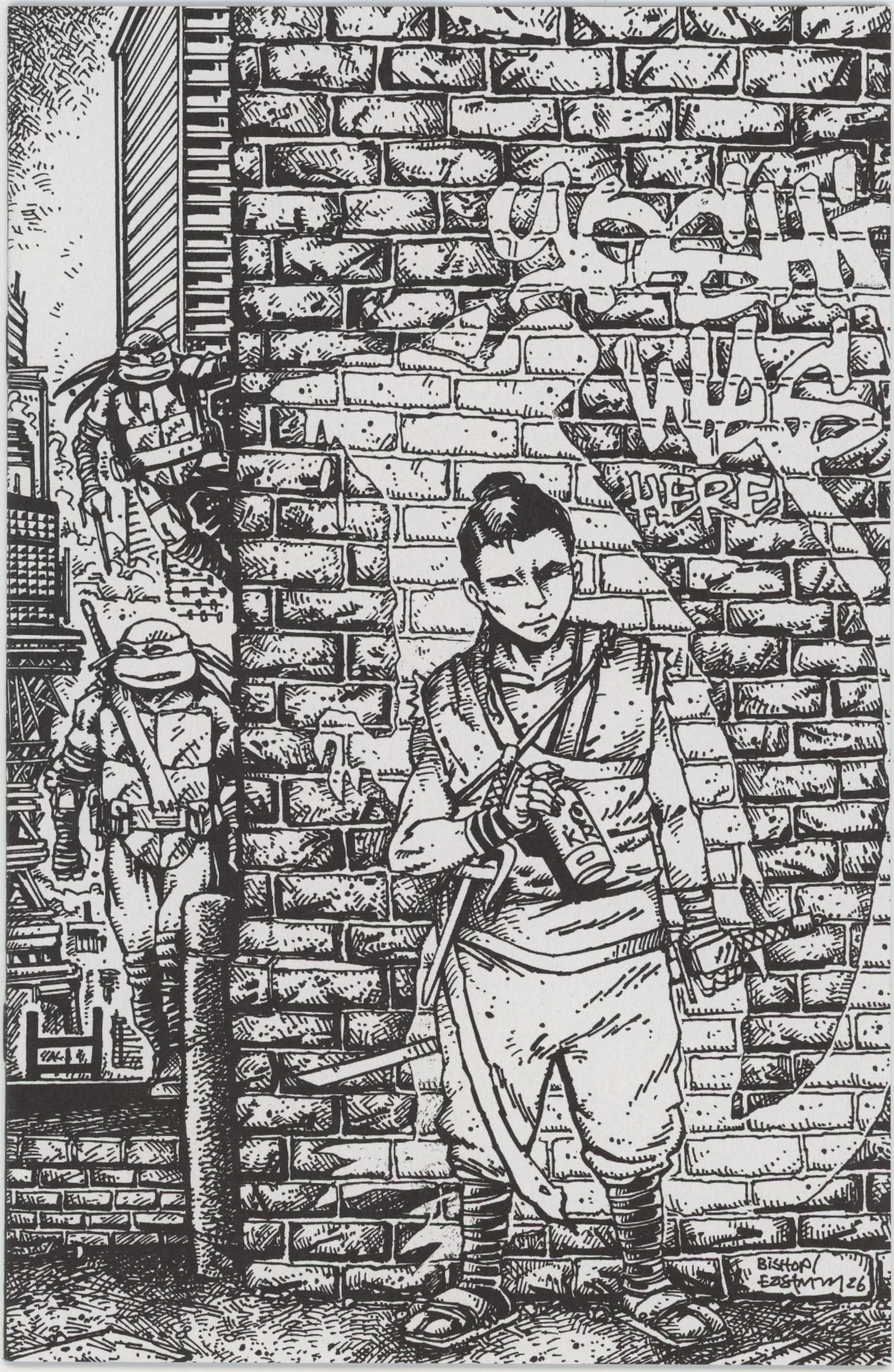 Teenage Mutant Ninja Turtles #18 Variant RIA (10) (Eastman & Bishop Full Art)
