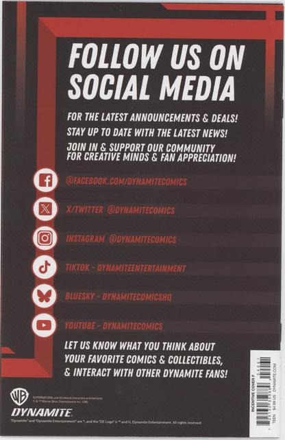 Supernatural #4 Cover F 1 in 10 Andrea Broccardo Line Art Variant