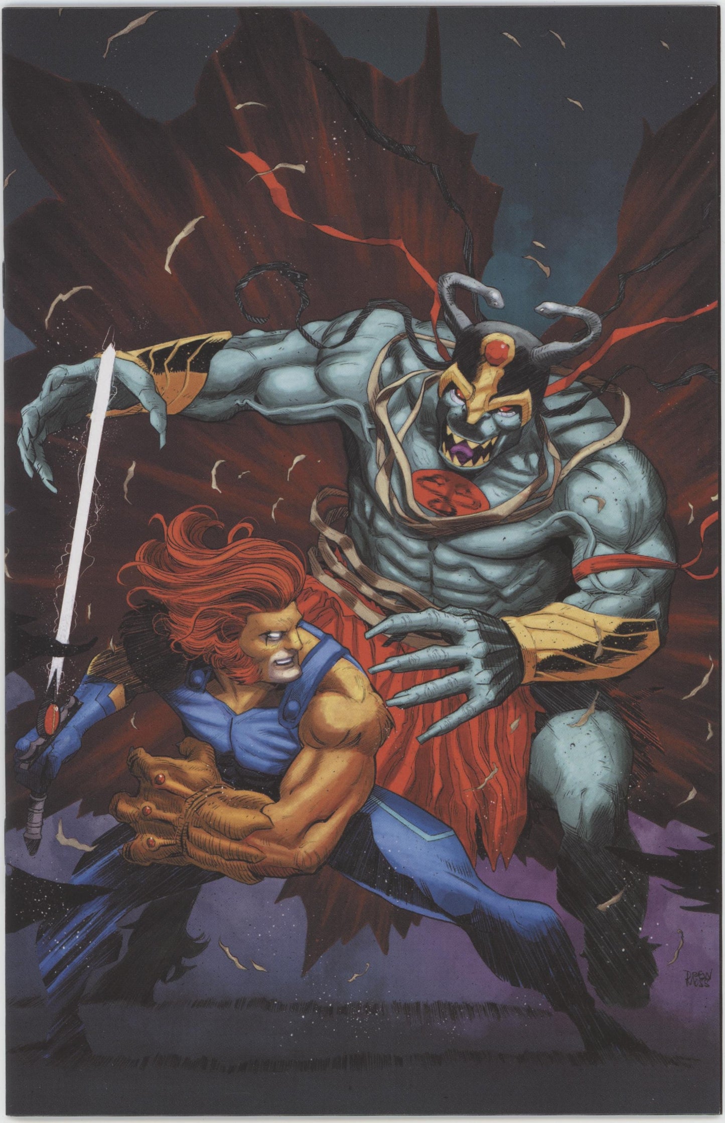 Thundercats #22 Cover I 1 in 10 Drew Moss Full Art Variant