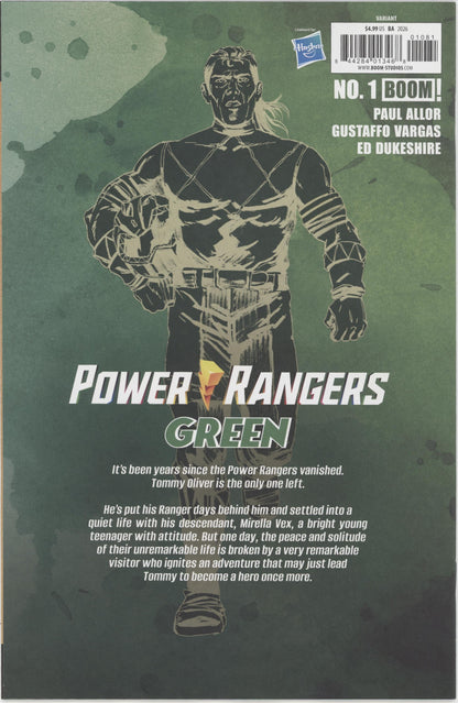 Power Rangers Green #1 H 1:20 Variant Edition Variant (Full Art, Ba)