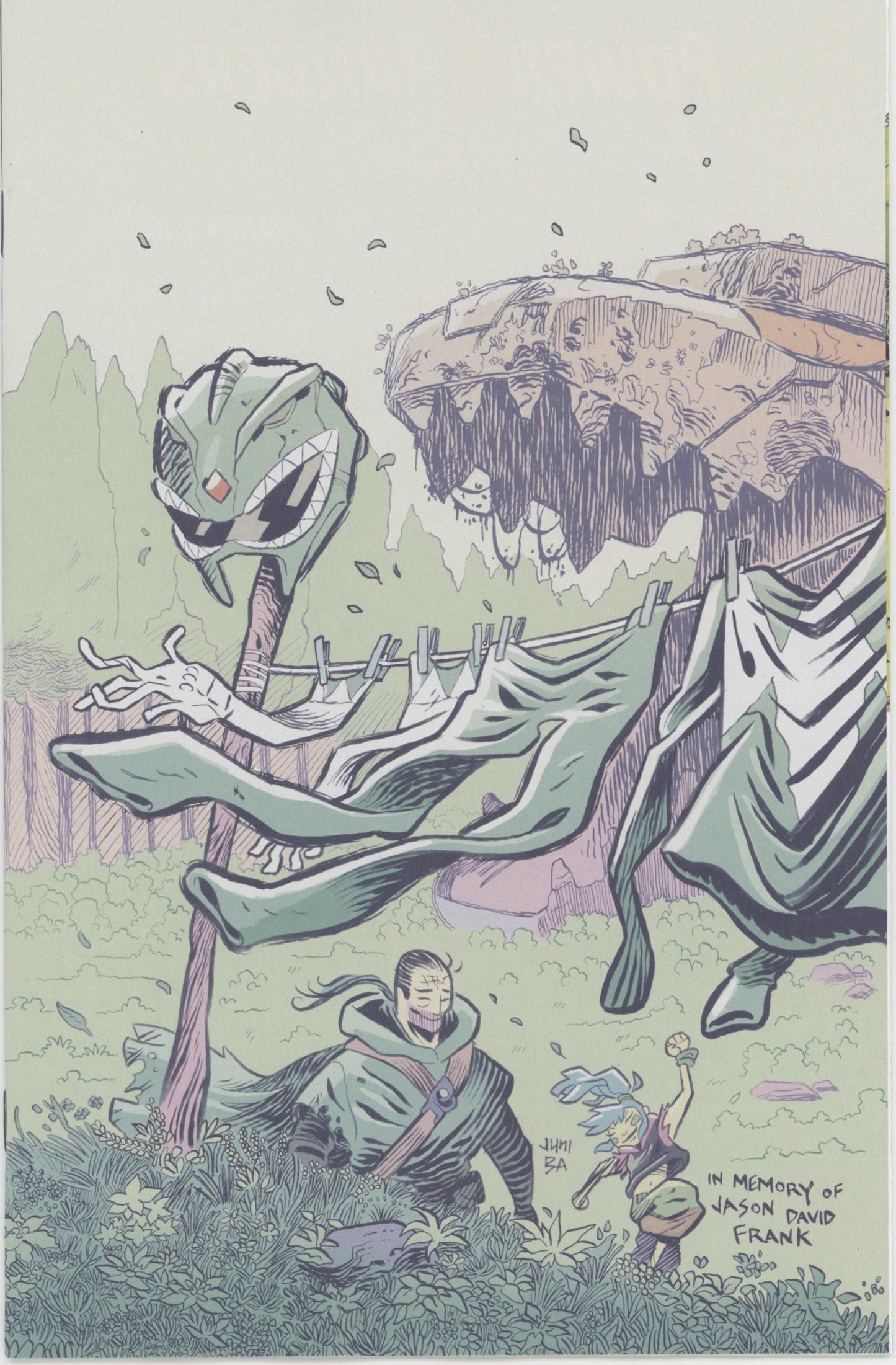 Power Rangers Green #1 H 1:20 Variant Edition Variant (Full Art, Ba)