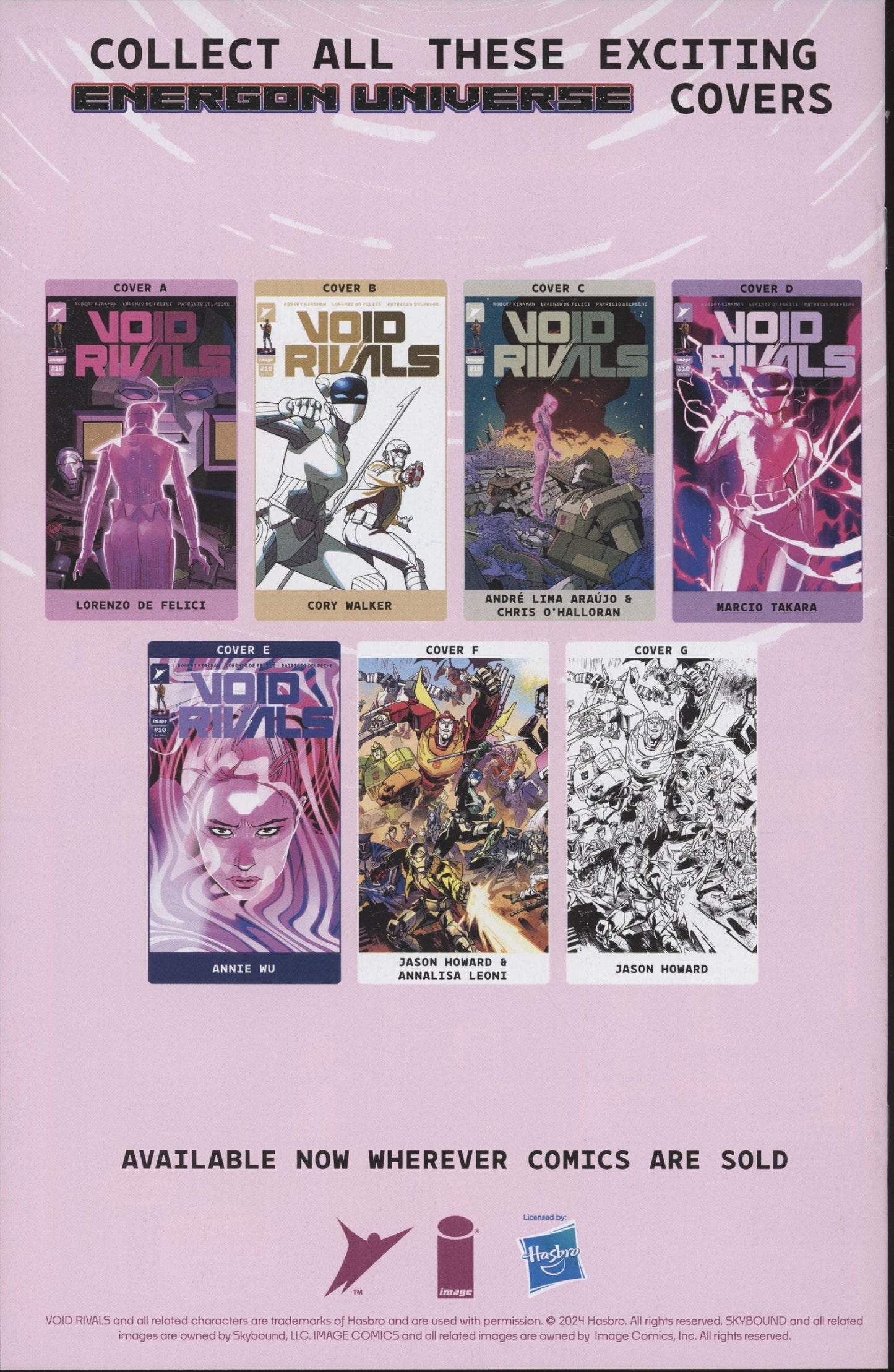 Void Rivals Issue #10C 1:10 Retailer Incentive Variant