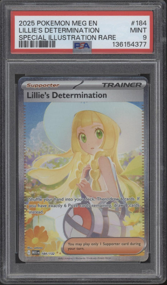 Lillie's Determination Pokemon Mega Evolution Special Illustration Rare PSA 9 #1