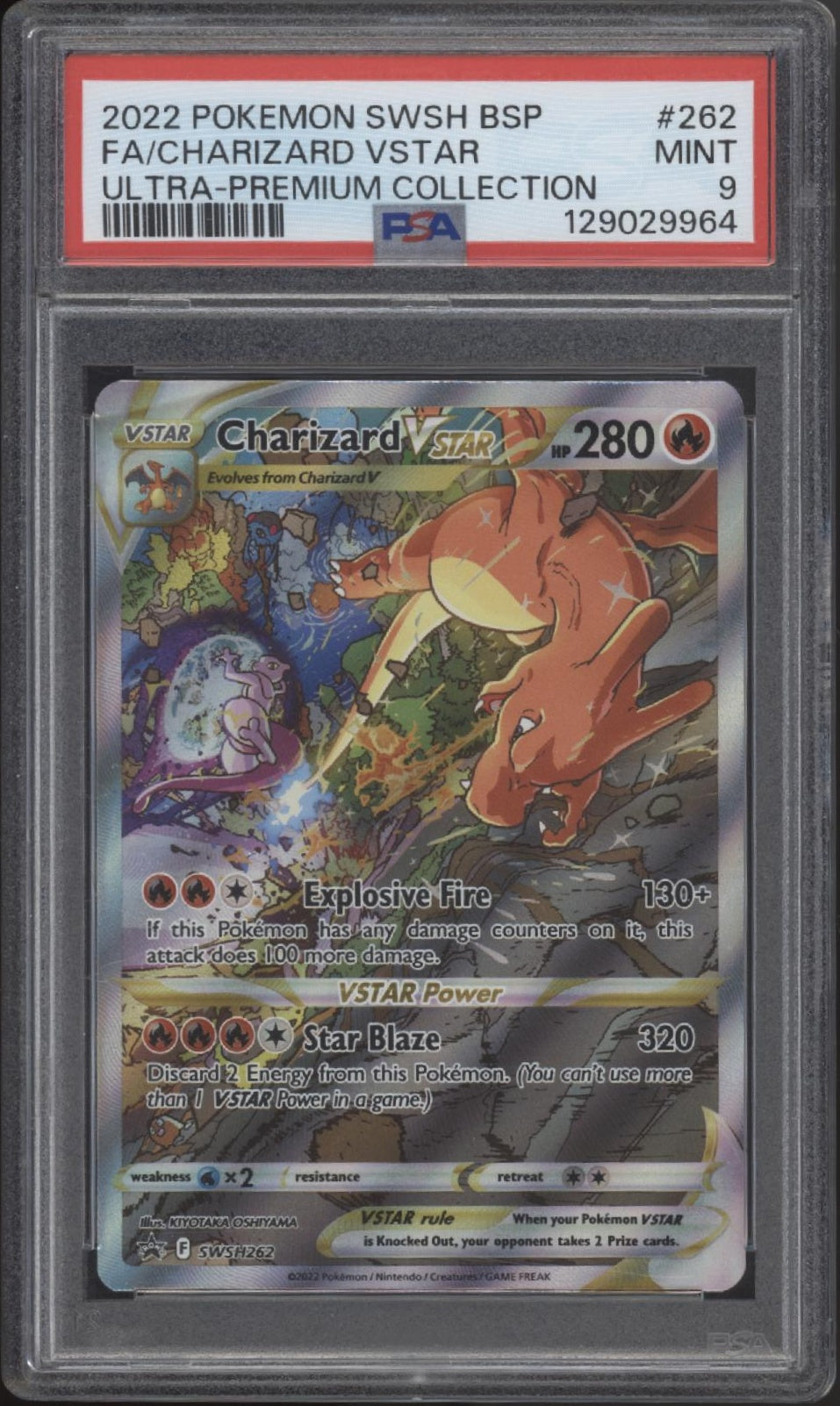 Charizard VSTAR Pokemon Ultra Premium Collection Full Art #262 PSA 9 #1