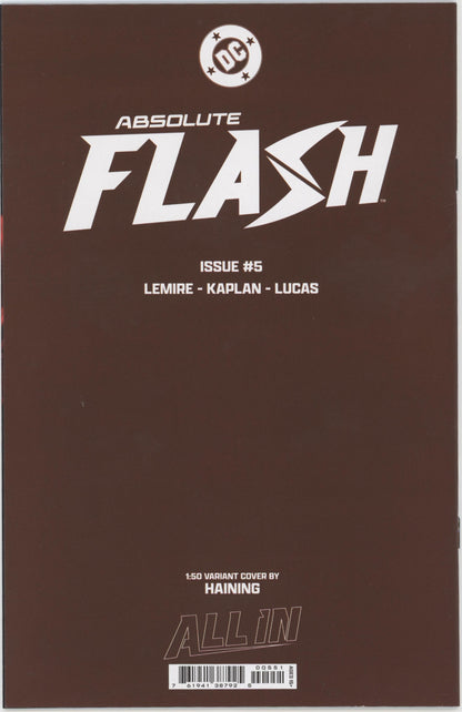 ABSOLUTE FLASH #5 CVR E INC 1:50 HAINING VIRGIN CARD STOCK VAR