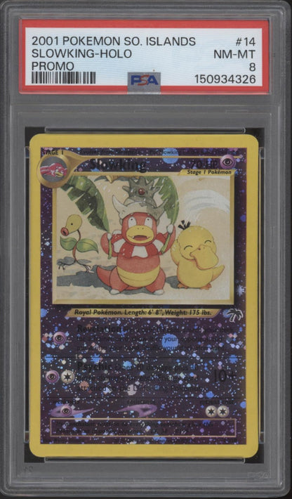 Slowking Pokemon Southern Islands Promo Holo #14 PSA 8