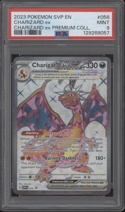 Charizard ex Pokemon Charizard ex Premium Collection #056 PSA 9