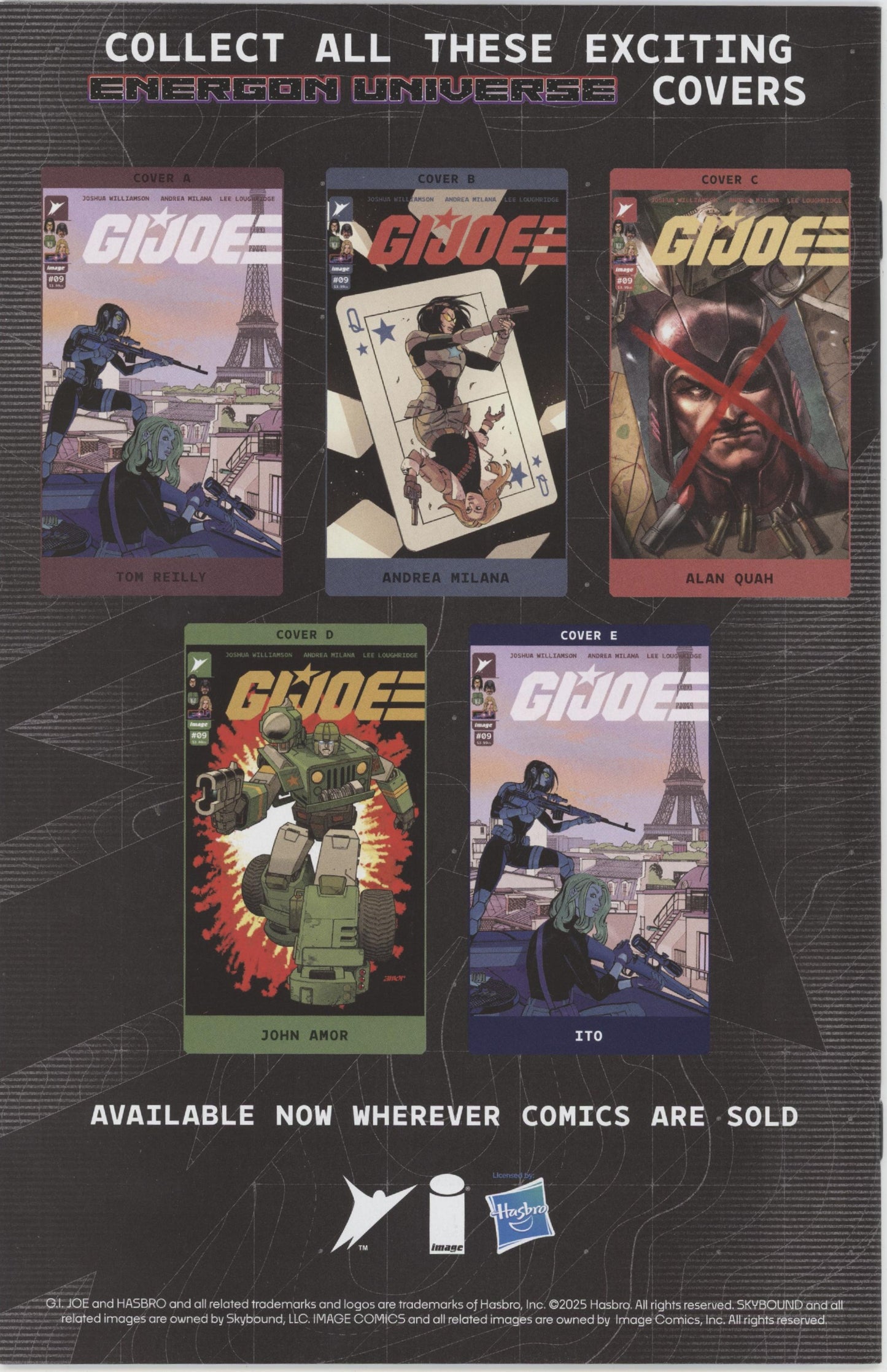 GI JOE #9 CVR C INC 1:10 ALAN QUAH CONNECTING VAR