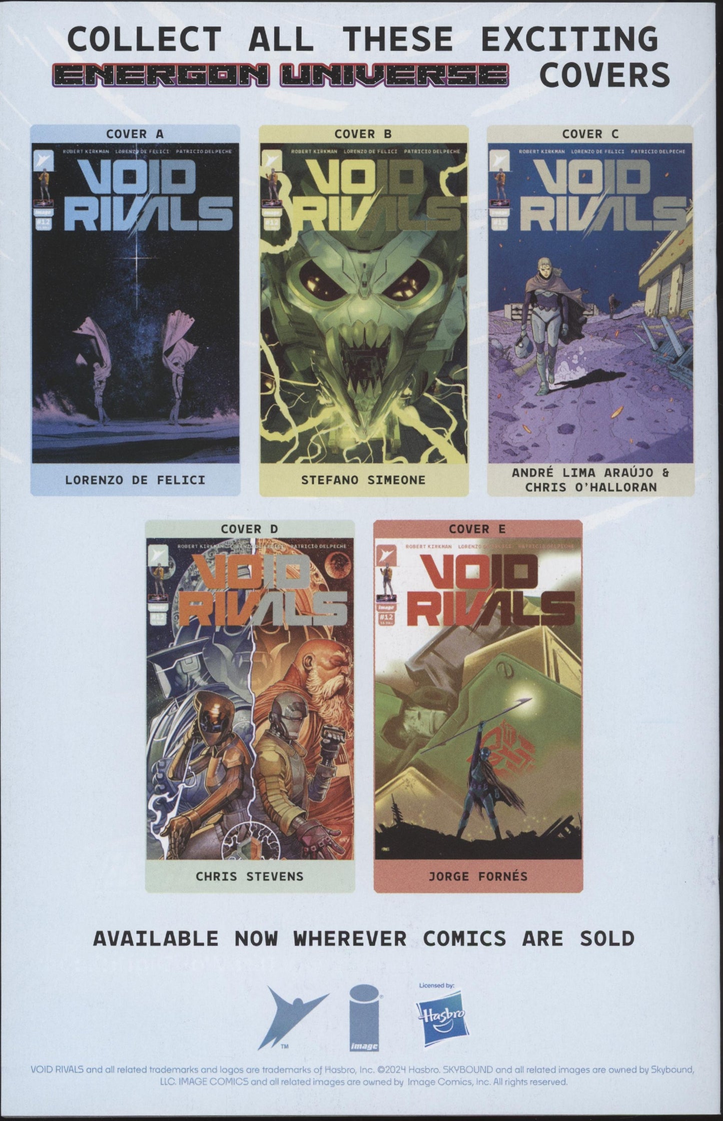 Void Rivals Issue #12C 1:10 Retailer Incentive Variant