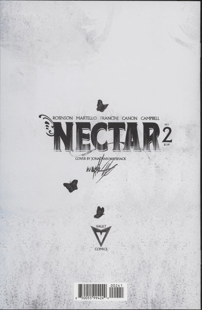 Nectar #2 Cover D Inc 1:30 Jonathan Wayshak Black & White Full Art Variant
