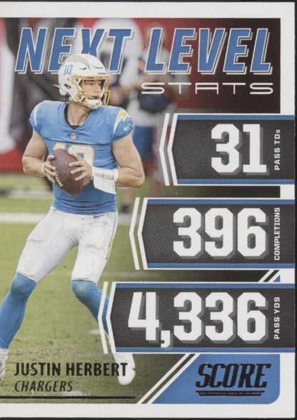 Justin Herbert Football Lot of 5