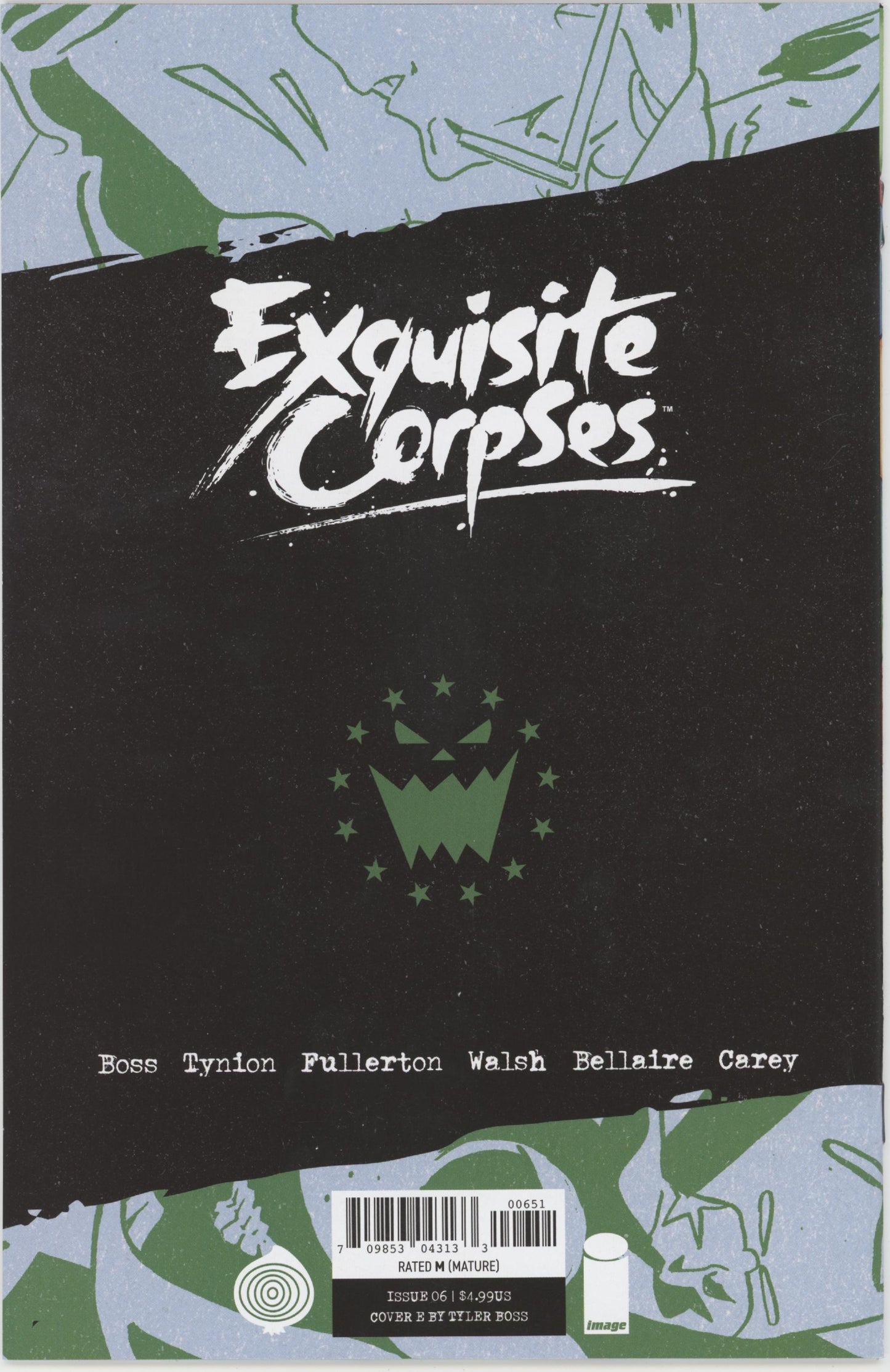Exquisite Corpses #6 Cover E 1 in 25 Tyler Boss Variant (Mature)