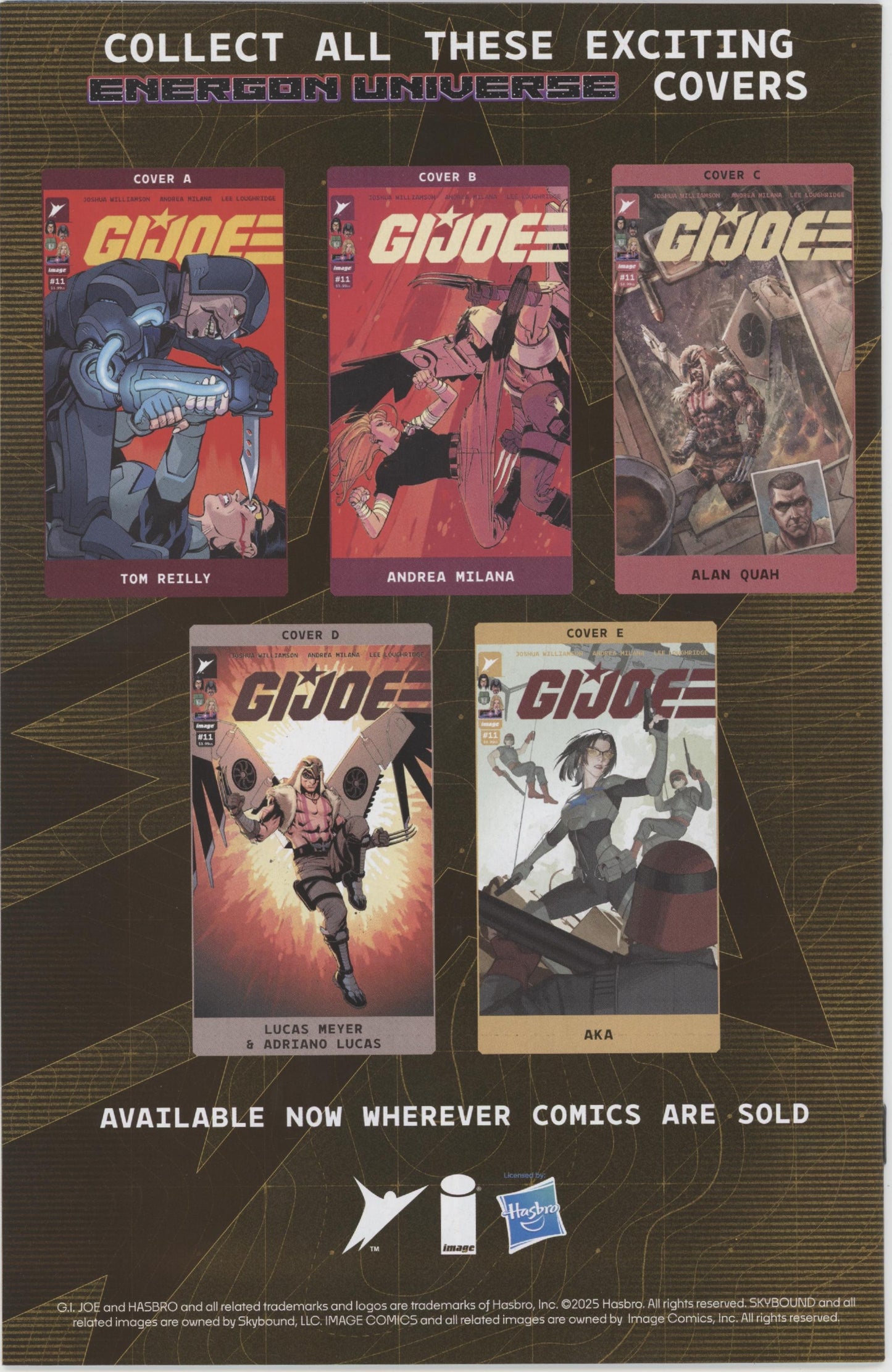 G.I. Joe #11 Cover C 1 in 10 Alan Quah Connecting Variant