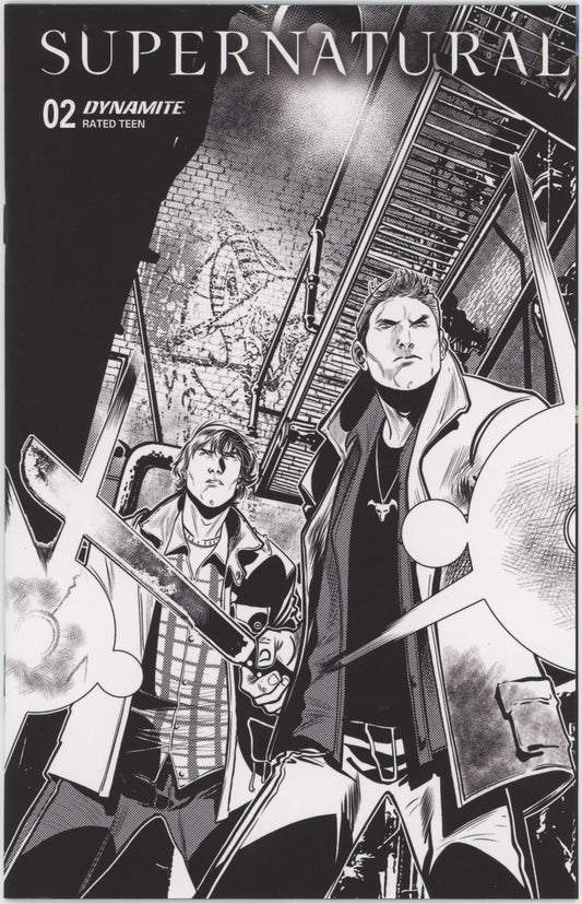 Supernatural #2 Cover F 1 in 10 Eder Messias Line Art Variant
