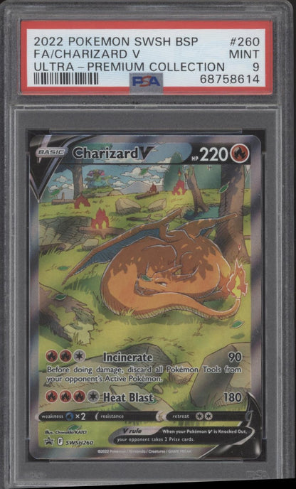 Charizard V Pokemon Ultra Premium Collection Full Art #260 PSA 9 #1