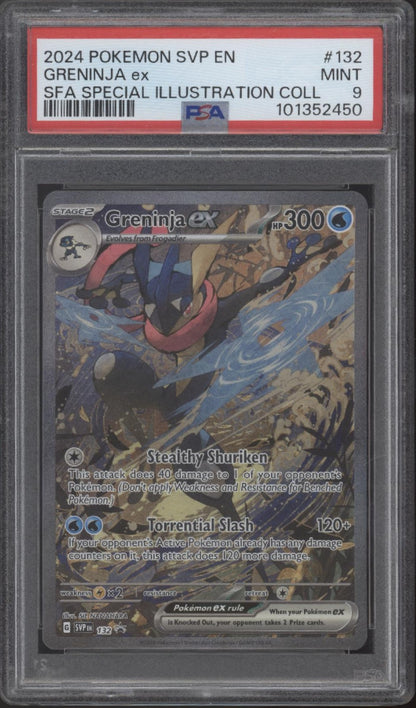 Greninja ex Pokemon Shrouded Fable Special Illustration Collection #132 PSA 9 #2