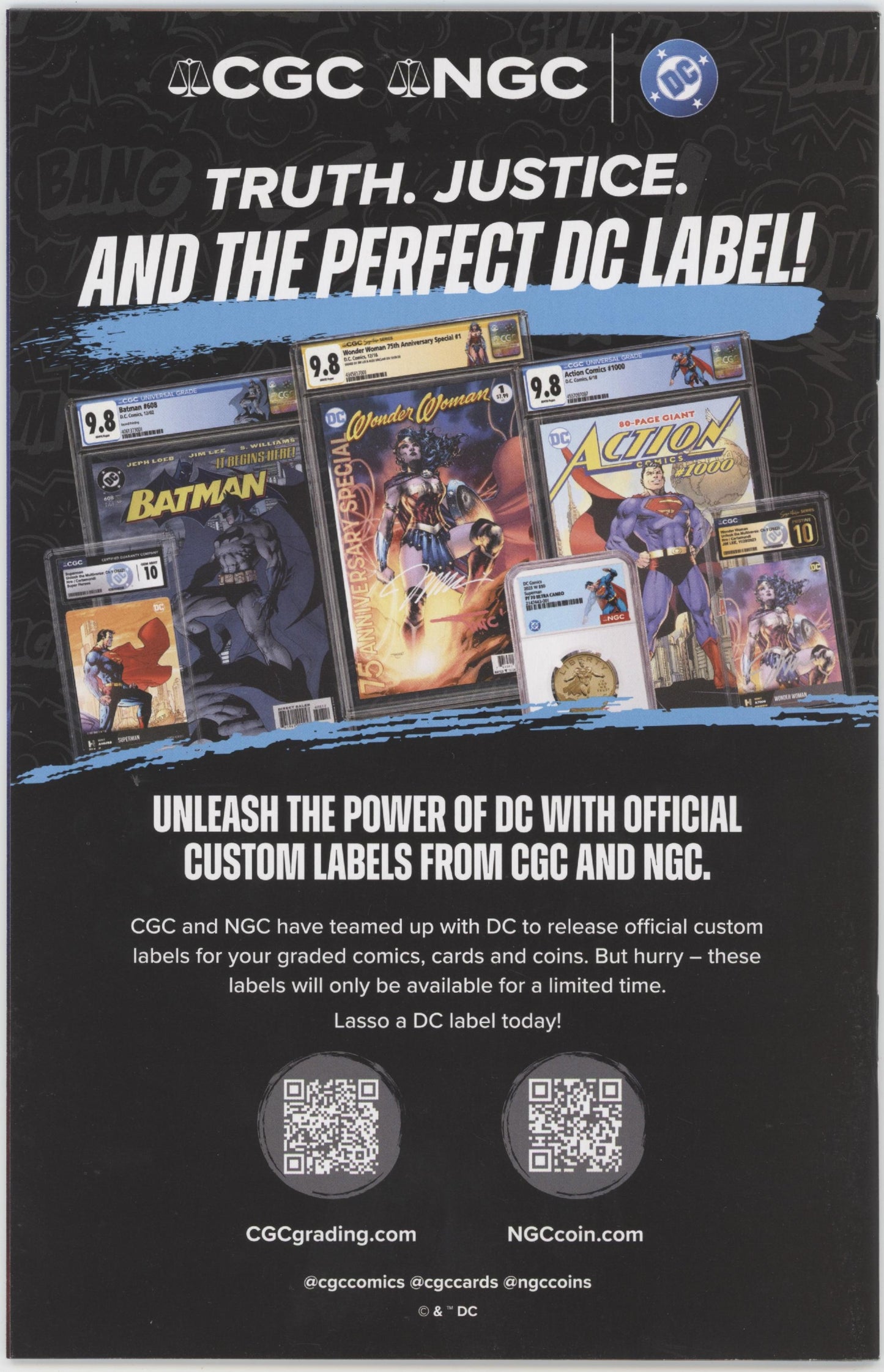 JUSTICE LEAGUE UNLIMITED #9 CVR G INC 1:25 NIMIT MALAVIA CARD STOCK VAR (WE ARE YESTERDAY)