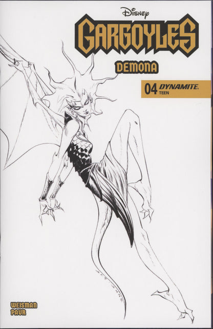 Gargoyles Demona #4 Cover G 1 in 10 Jae Lee Line Art Variant