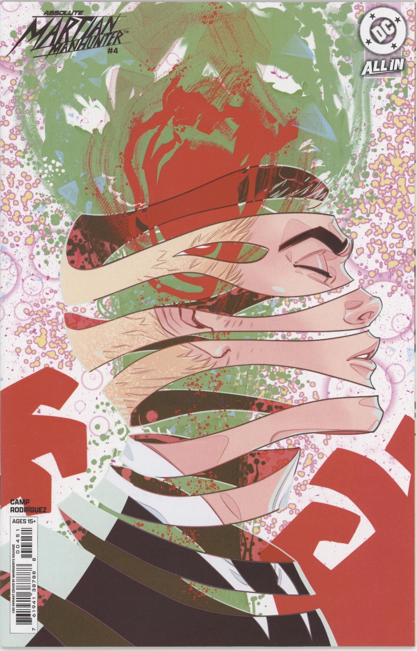 ABSOLUTE MARTIAN MANHUNTER #4 (OF 12) CVR E INC 1:50 MARGUERITE SAUVAGE CARD STOCK VAR