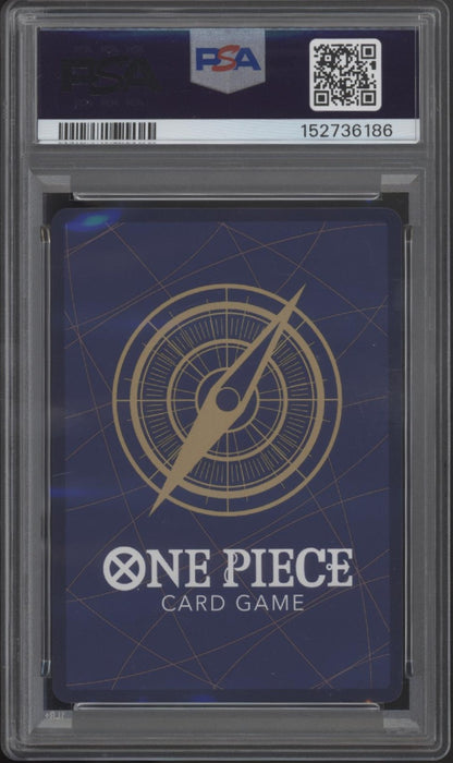 Monkey D Luffy One Piece Card Game OP11 Manga Alternate Art #118 PSA 9