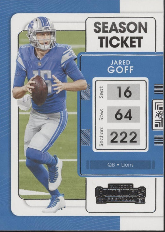 Jared Goff Football Lot of 10
