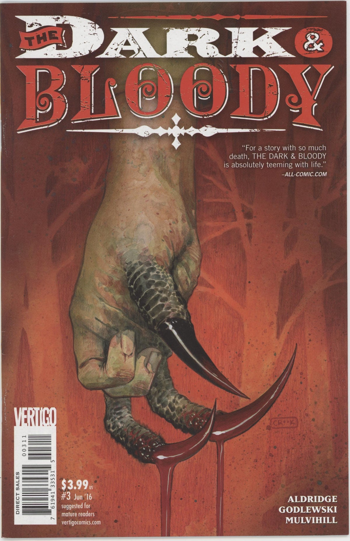 Dark and Bloody (2016 Vertigo) #1-6