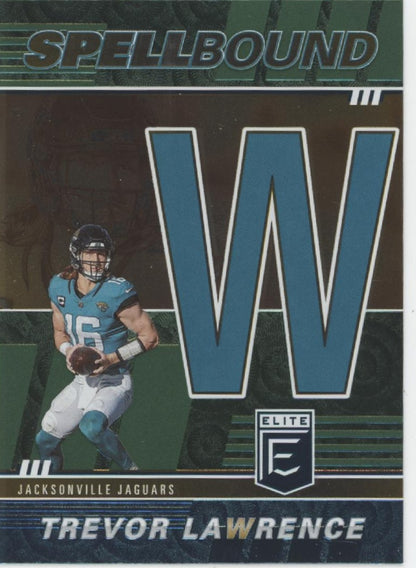 Trevor Lawrence 2022 Panini Donruss Elite Spellbound "LAWRENCE" Lot