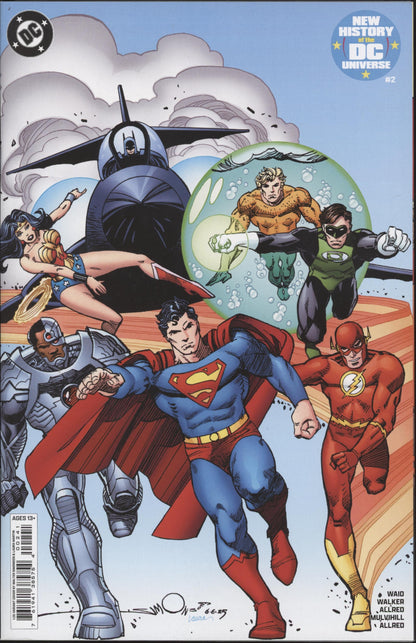 NEW HISTORY OF THE DC UNIVERSE #2 (OF 4) CVR G INC 1:25 WALTER SIMONSON CARD STOCK VAR