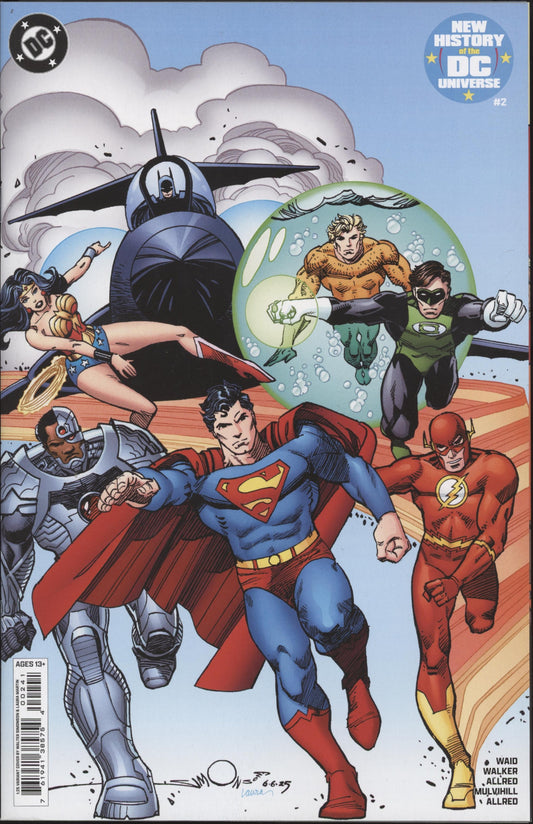 NEW HISTORY OF THE DC UNIVERSE #2 (OF 4) CVR G INC 1:25 WALTER SIMONSON CARD STOCK VAR