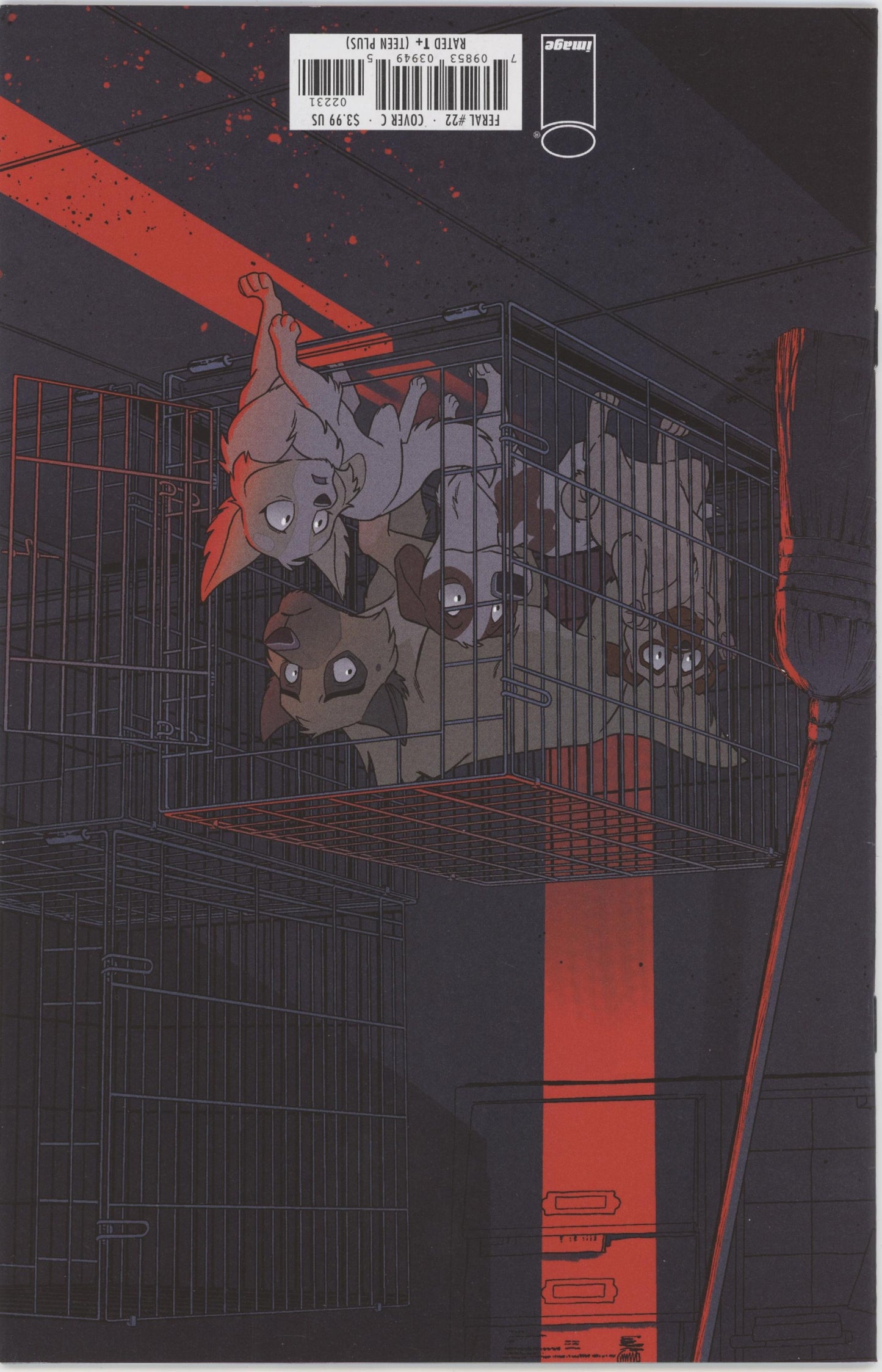 Feral #22 Cover C 1 in 10 Tony Fleecs & Trish Forstner Full Art Variant