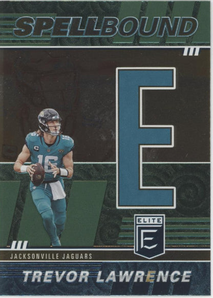 Trevor Lawrence 2022 Panini Donruss Elite Spellbound "LAWRENCE" Lot