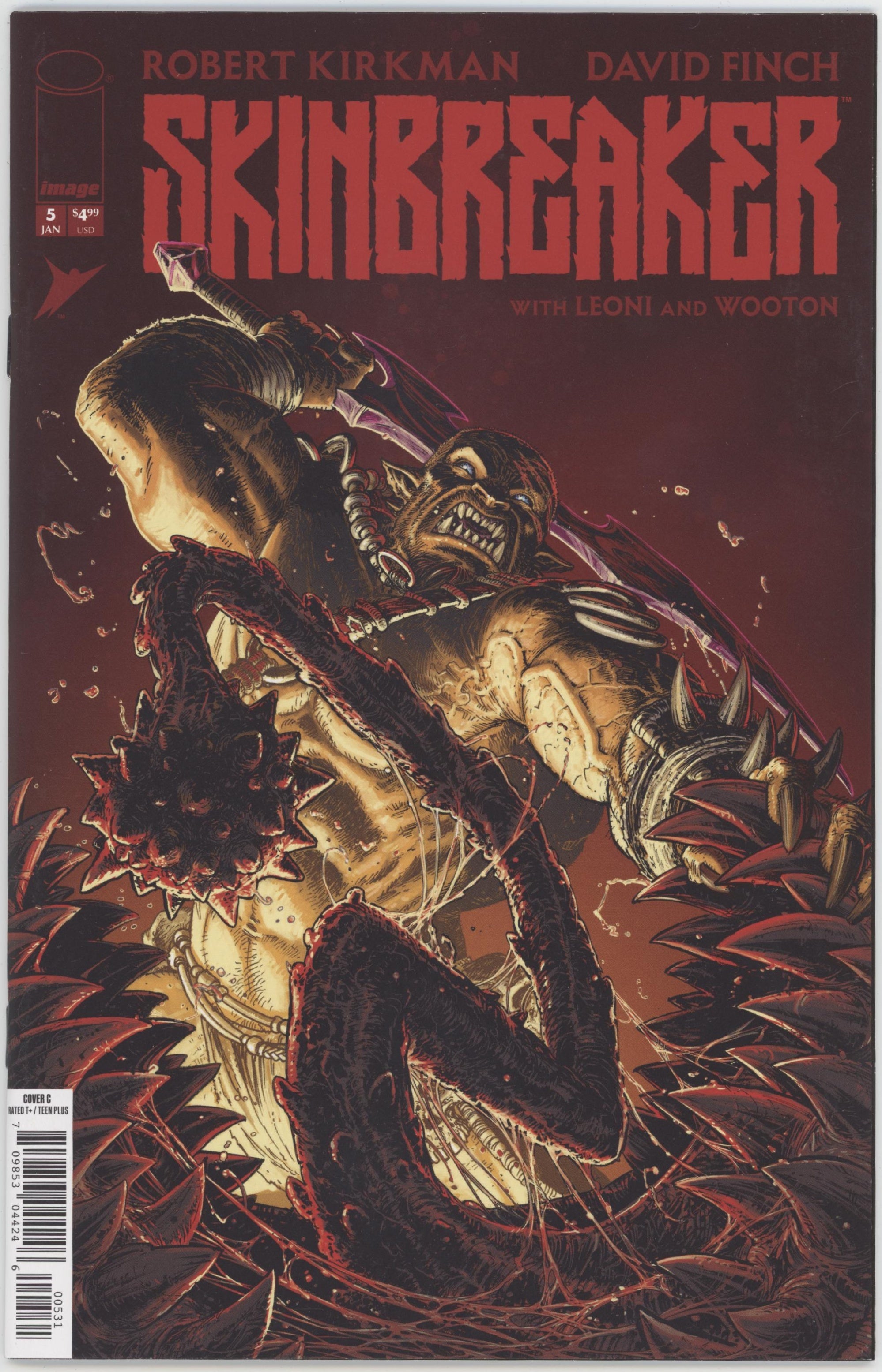 Skinbreaker #5 Cover C 1 in 10 Tony Moore Variant、Image Comics、kayou