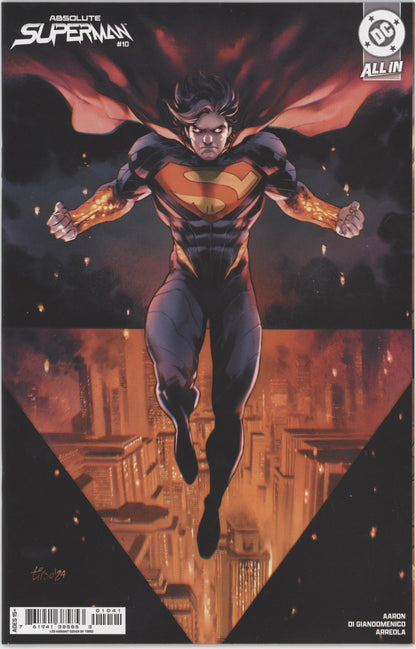 Absolute Superman #10 Cover D 1 in 25 Tirso Card Stock Variant
