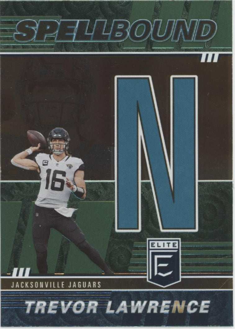 Trevor Lawrence 2022 Panini Donruss Elite Spellbound "LAWRENCE" Lot
