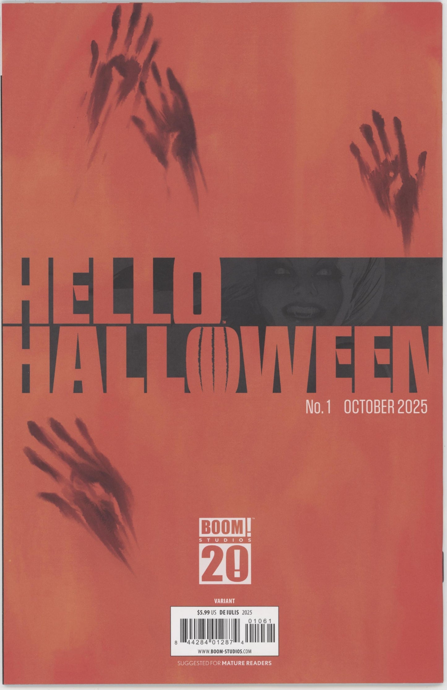 Hello Halloween #1 F 1 in 10 Variant Edition (Full Art, De Iulis)