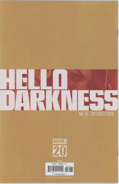 Hello Darkness #15 F 1 in 10 Variant Edition (Full Art, Puebla)