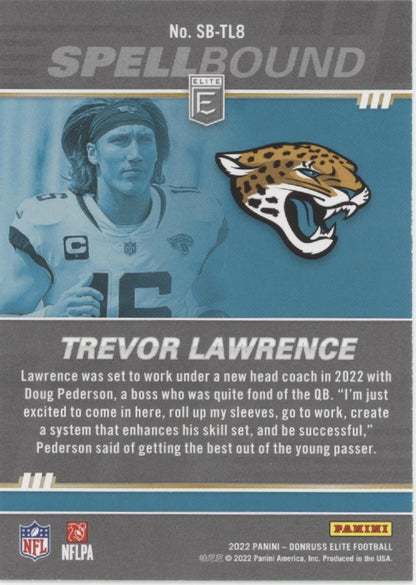 Trevor Lawrence 2022 Panini Donruss Elite Spellbound "LAWRENCE" Lot