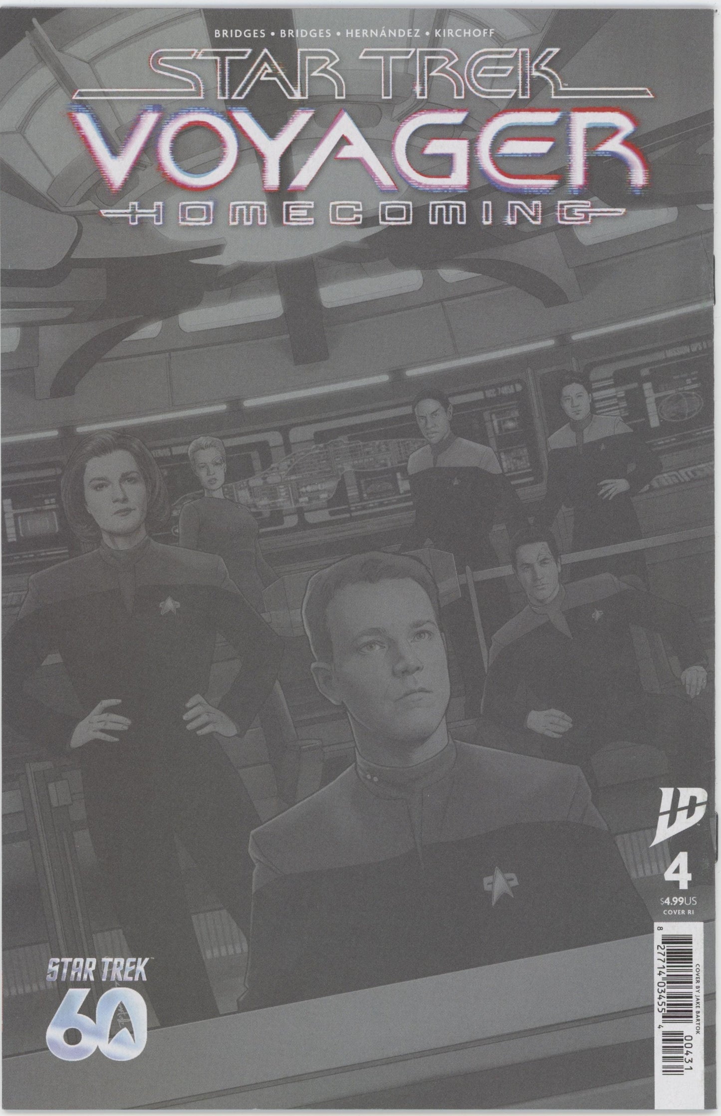 Star Trek: Voyager  Homecoming #4 Variant Ri (10) (Bartok Full Art)