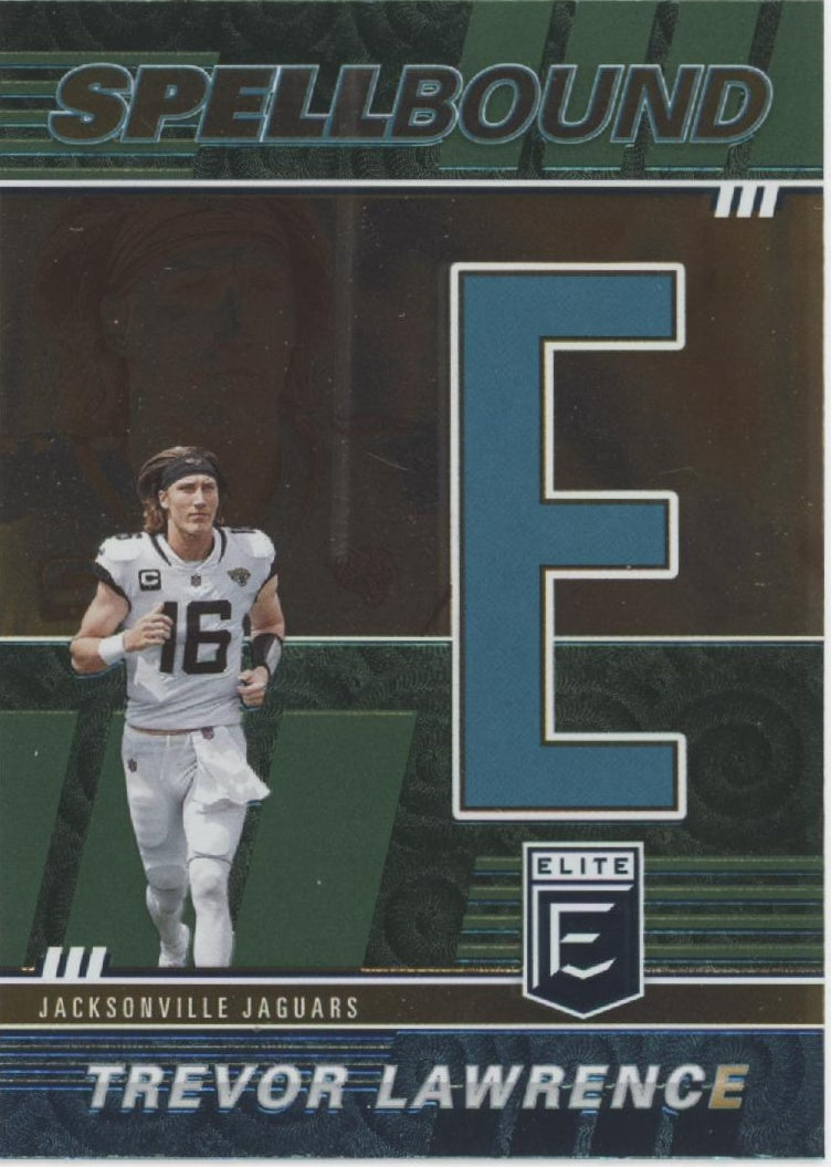 Trevor Lawrence 2022 Panini Donruss Elite Spellbound "LAWRENCE" Lot