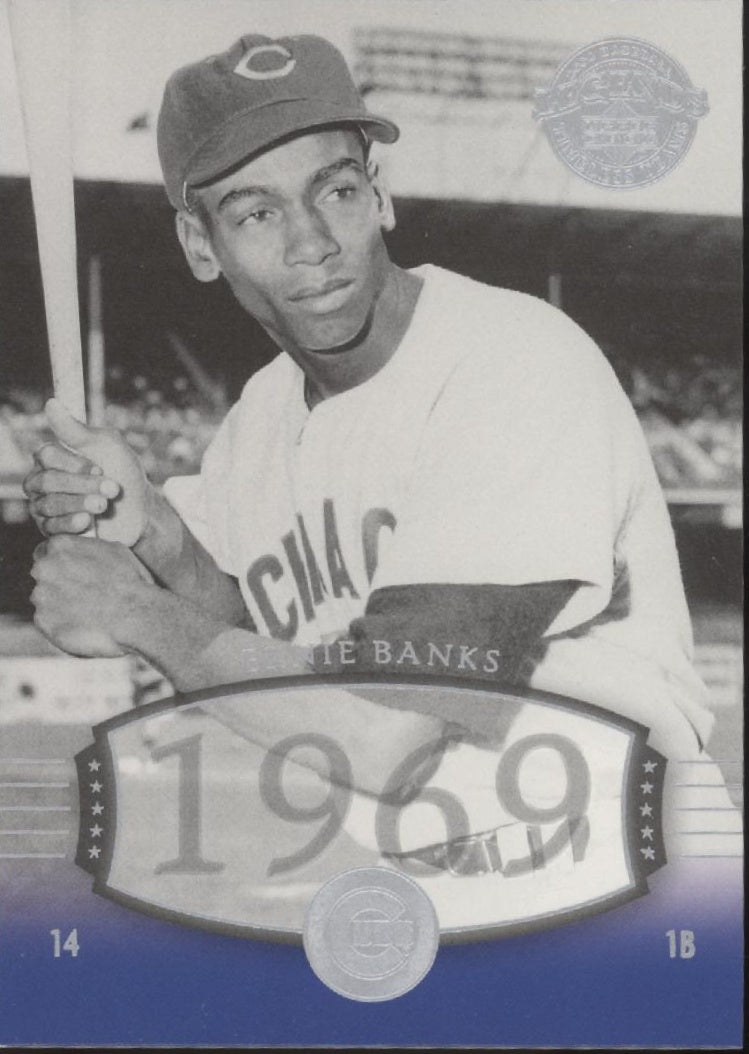 Ernie Banks Baseball Lot of 10