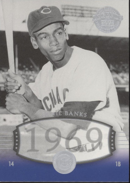 Ernie Banks Baseball Lot of 10