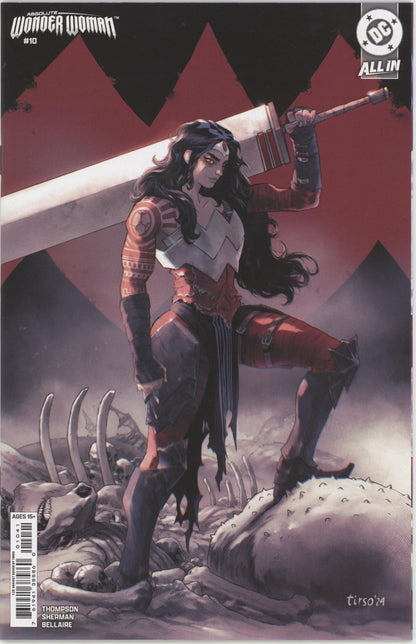 ABSOLUTE WONDER WOMAN #10 CVR D INC 1:25 TIRSO CARD STOCK VAR