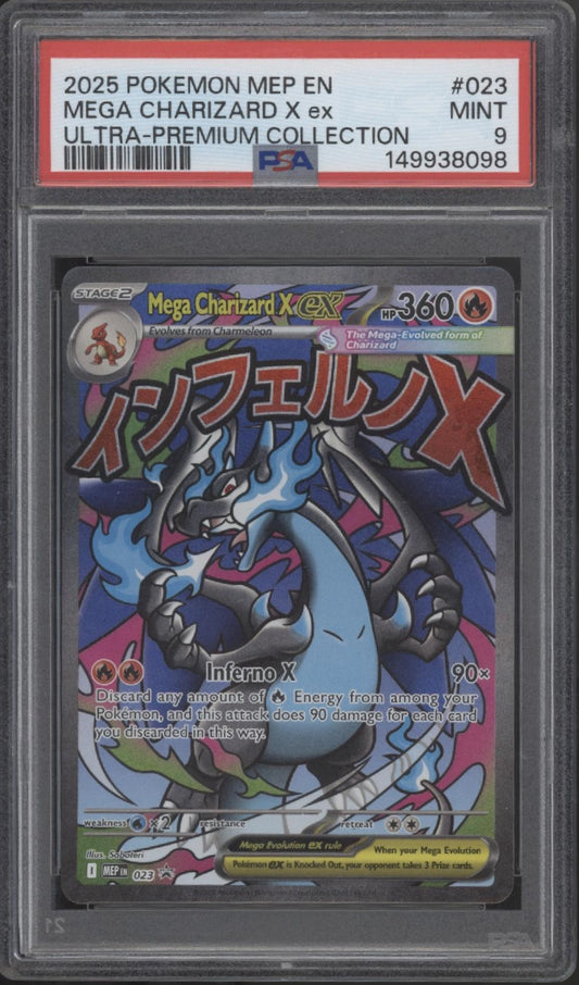 Mega Charizard X ex Pokemon Ultra Premium Collection #023 PSA 9 #1