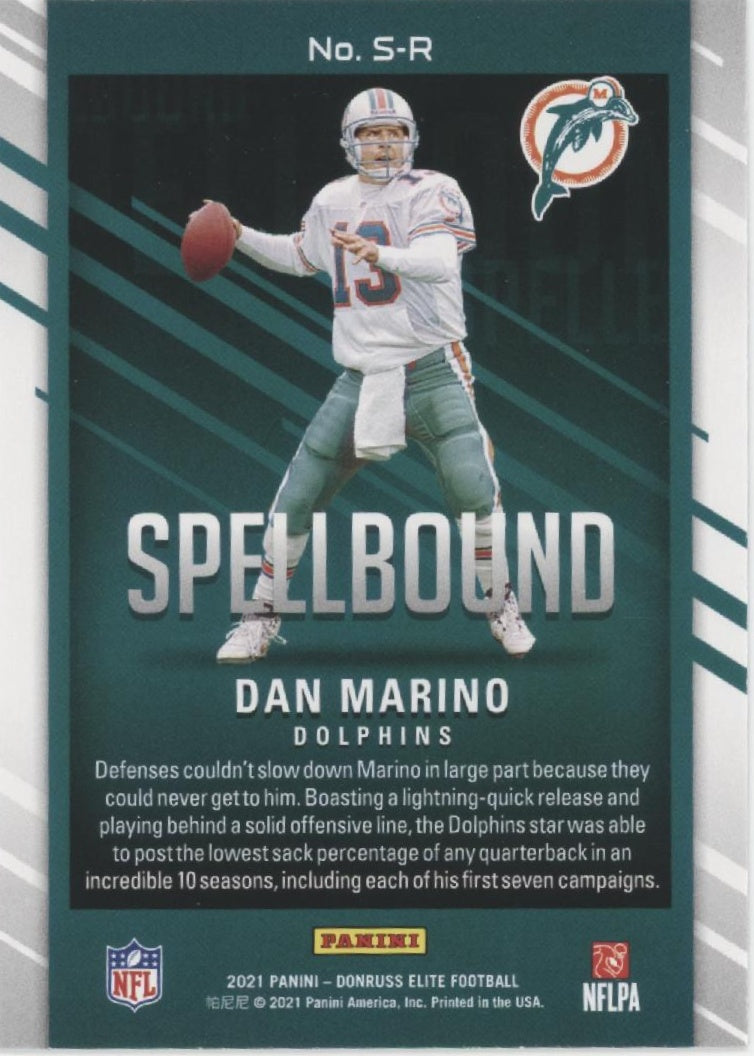 Dan Marino 2021 Panini Donruss Elite Spellbound "MARINO" Lot