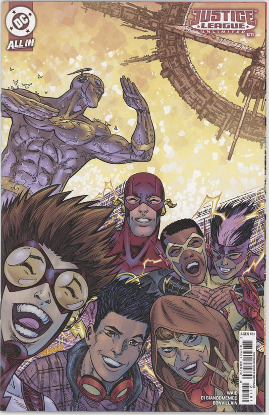 Justice League Unlimited #11 Cover F 1 in 25 Scott Kolins Card Stock Variant