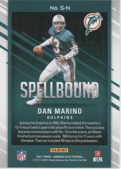 Dan Marino 2021 Panini Donruss Elite Spellbound "MARINO" Lot