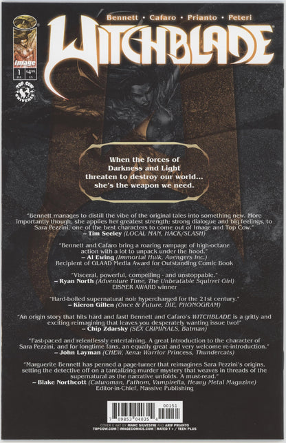 Witchblade Issue #1E 1:10 Retailer Incentive Variant