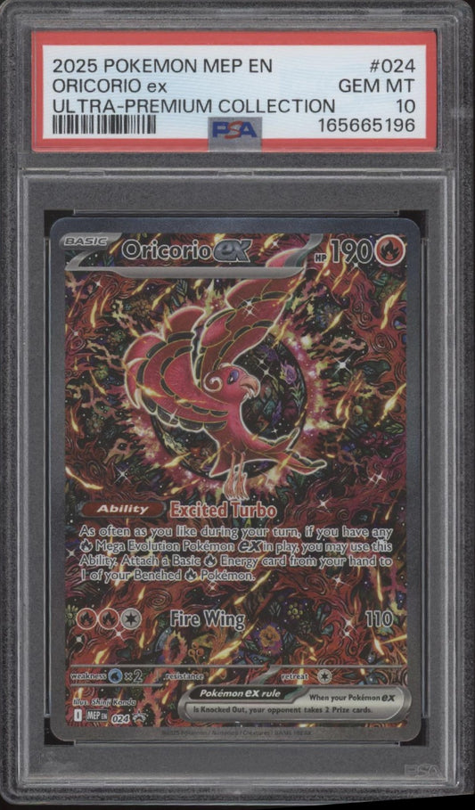 Oricorio ex Pokemon Mega Evolution Ultra Premium Collection Promo #024 PSA 10 #2