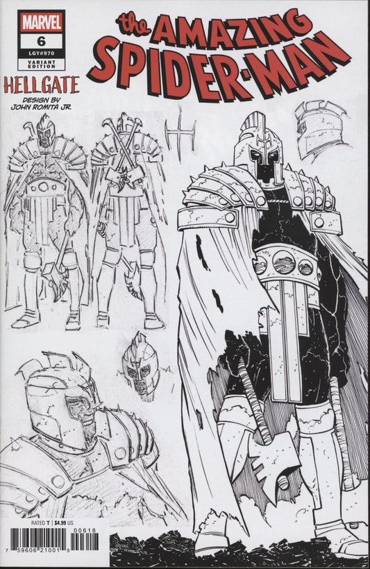 AMAZING SPIDER-MAN #6I JOHN ROMITA JR. DESIGN VARIANT [1:10]